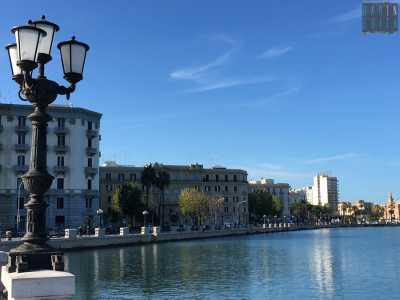 Parte del quartiere Umbertino visto dal mare 